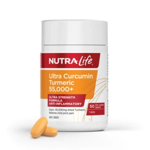 (PRE ORDER) Nutra-Life Ultra Curcumin Turmeric 55000+ 50 Tablets shelf life 2yrs